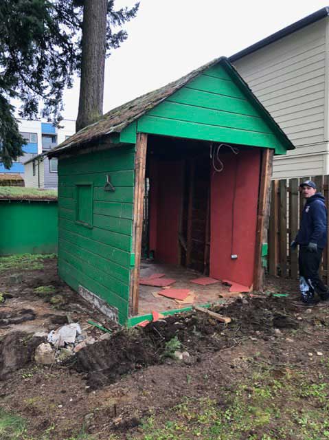 Old Shed Storage and Shed Tear Down in portland oregon